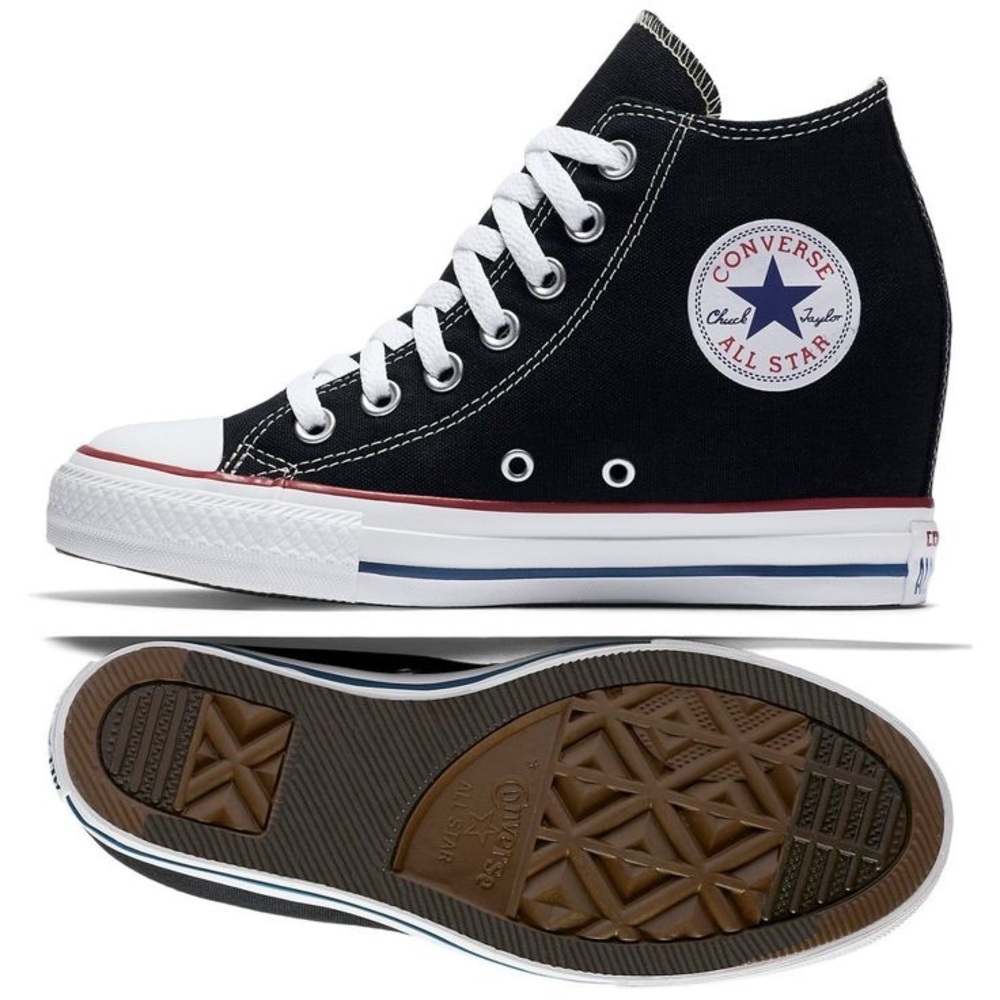 Converse Chuck Taylor All Star Lux Wedge Mid Sz 5